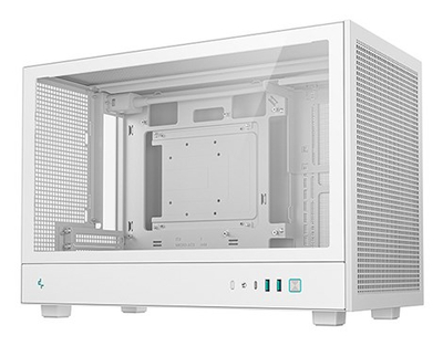 Kutia PC DeepCool CH260, MicroATX Gaming, xham i temperuar, e bardhë