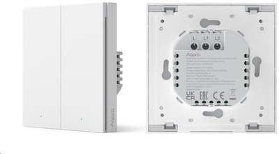 Çelës muri smart AQARA H1 (pa Neutral, Double Rocker)