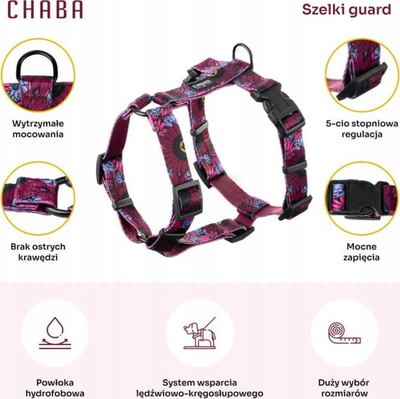 Shaptilop për qen Chaba Guard Lakota M, i papërshkueshëm nga uji, shumëngjyrësh