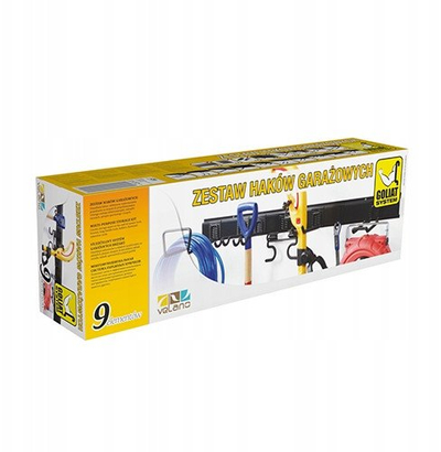 Set varese muri Goliat Velano SGK1, 9 copë, çelik, gri