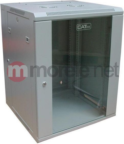 Kabinet rrjeti CATlink CL-WD19 12U/600 për mur, 600x600 mm, gri