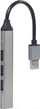 USB Hub Gembird UHB-U3P1U2P3-02 4x USB-A 2.0 3.1 Gen1 