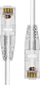 Ултра тенок мрежен кабел ProXtend CAT6, 20 cm, LSZH, бел