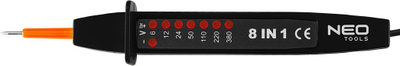 Testues tensioni multifunksional Topex 94-006, 8 në 1, AC DC, i verdhë
