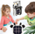 Loja elektronike LEAN Toys Tic-Tac-Toe Memory Cow, 3 në 1, lopë, bardh e zez