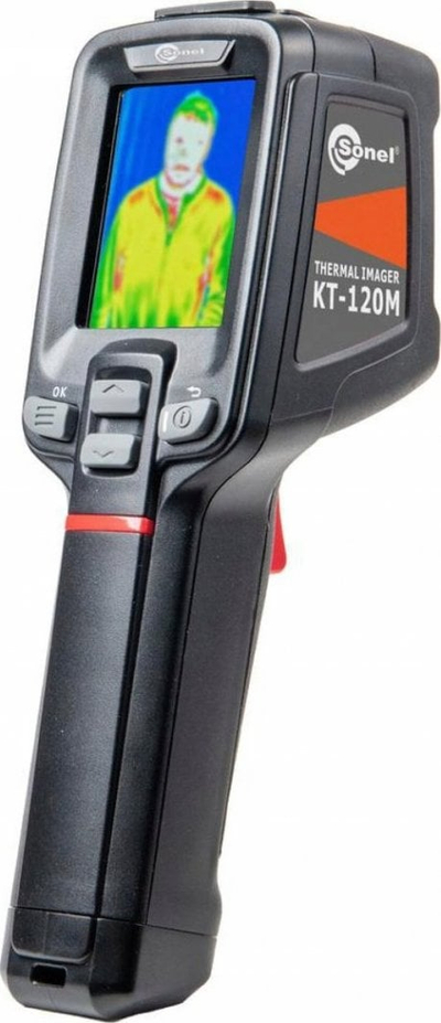 Kamerë termike Sonel KT-120M, matje pa e prek, me ekran mrena, portokalli