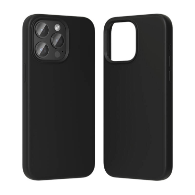 Mbrojtëse telefoni Vention Liquid Silicone, për iPhone 15 Pro, MagSafe, e zezë