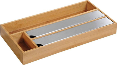 Organizues sirtari Kesper Fliavg, 4 ndarje, 42 x 19 cm, bambu natyrale