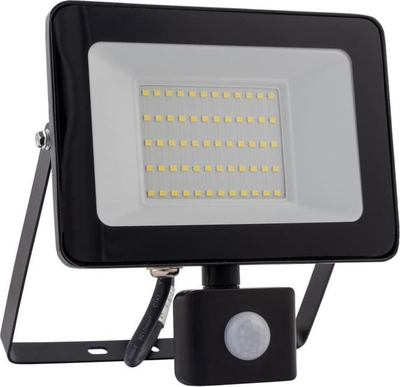 Prozhektor LED Schmith, 50W, me sensor lëvizje, i zi