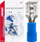 Konektor degëzues femër 7.4/6.3mm, për tela 0.75–2.5mm², ngjyrë blu