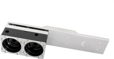 Modul pompë uji Watercool MO-RA3 420 D5 Dual Pump Top, çelik ino, acetal, i zi