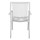 Karrige aluminum BRONCA HM5130.01 54,2x59x83,5 cm, e bardhë