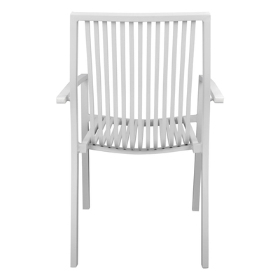 Karrige aluminum BRONCA HM5130.01 54,2x59x83,5 cm, e bardhë