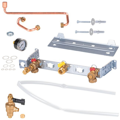 Set lidhje hidraulike ACV 074442, për kaldaja ILEA Solo 12 20 30, metalik
