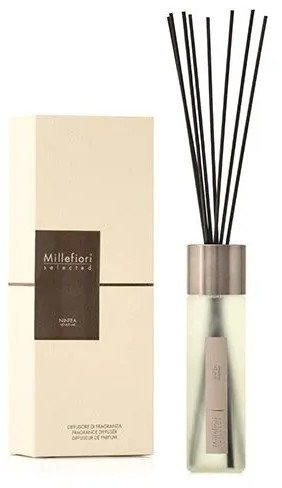 Difuzor arome Millefiori Milano Water Lily, 350 ml, me shkopinj, i tejdukshëm