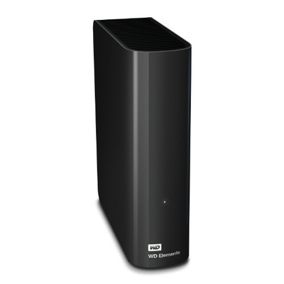 Disk i jashtëm desktop Western Digital WD Elements, 4TB, USB 3.2 Gen 1, i zi