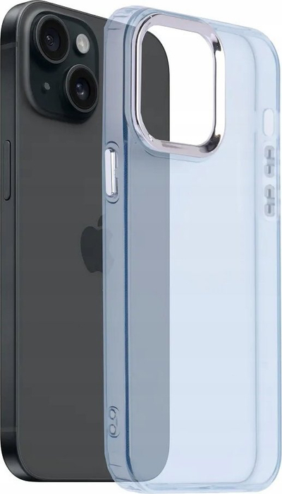 Futera telefoni Pearl për Samsung S24 Plus, TPU, transparente, blu e çelët