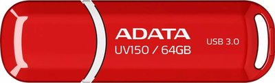 USB ADATA DashDrive UV150, 64GB, USB 3.0, e kuqe