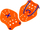 Lopata noti Spokey Digit L, portokalli