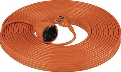 Zgjatës kopshti Schuko, 20m, PVC 3x1mm², portokalli