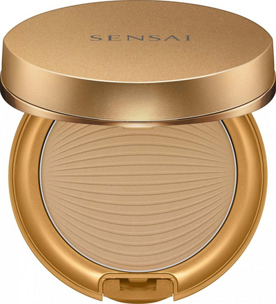 Pudër kompakte bronzuese Sensai Silk Bronze Natural Veil Compact SC02, waterproof, 8.5g, ngjyrë natyrale