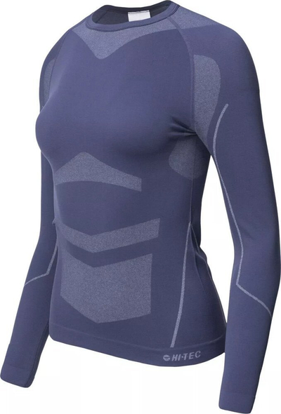 Bluzë termoaktive Hi-Tec Lady Buraz Top W, për goca, e zezë