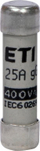 Siguresë cilindrike ETI CH 8x32 gG, 25A, 400V
