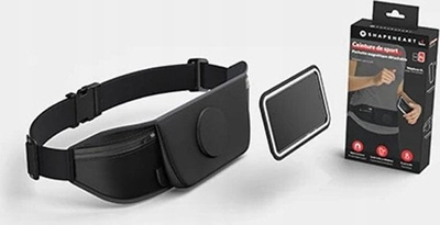 Rrip vrapimi Shapeheart Belt AMZ, këllëf magnetik për telefon XXL, i zi