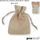 Qese jute Penword Eco Jute Bags, 10x15cm, set 6 copë, ngjyrë natyrale