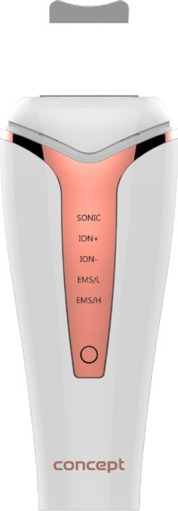 Spatulë ultrasonike fytyre Concept Perfect Skin PO2040, multifunksionale, për pastrim të thellë, e bardhë rozë gold