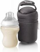Mbështjellës termik për shishe Tommee Tippee Closer to Nature Insulated Bottle Carrier 2, 2 copë, të zeza