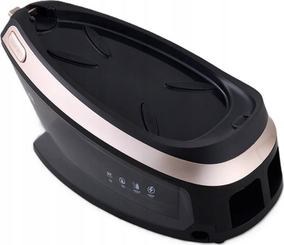 Hekur me gjenerator avulli Maestro MR-320C, 2400W, depozitë 1.5L, taban keramik, i zi me rozë gold