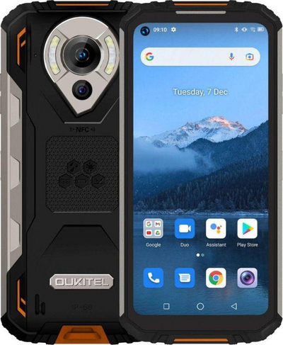 Telefon Oukitel WP16 8 / 128 GB me dy SIM karta, i zi / portokalli