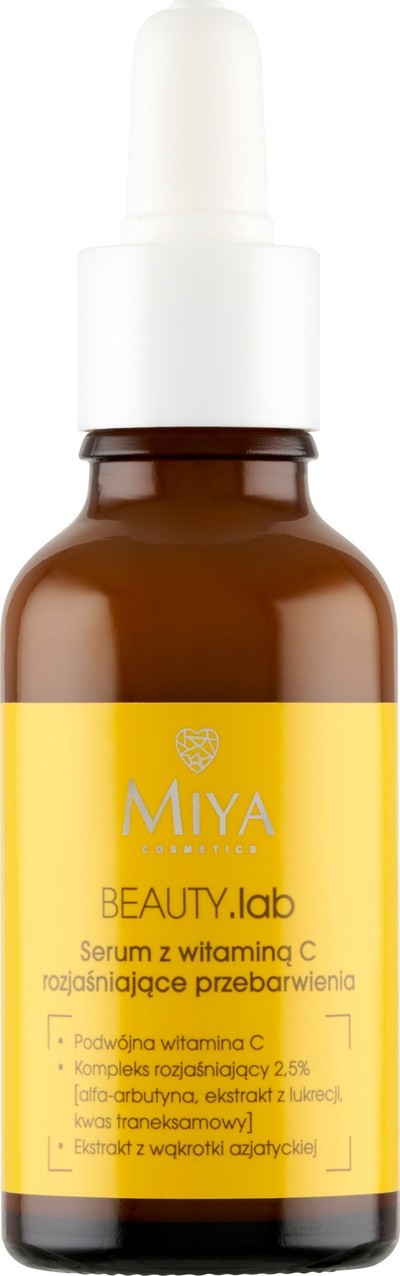 Serum fytyre MIYA Cosmetics BEAUTY.lab Vitamin C, ndriçues, kundër njollave, 30 ml