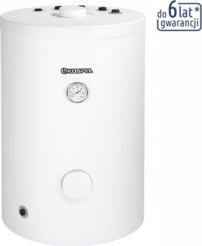 Bojler shkëmbyes uji Kospel SWK-150 Termotop, 150L, 1 spiralë, i bardhë