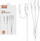 Кабел за полнење Somostel 3in1 Powerline, USB во Type C Lightning Micro USB, 1.2m, бел
