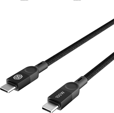 Kabll karikimi Nillkin MagCharge Type C në Type C, 100W PD, i zi