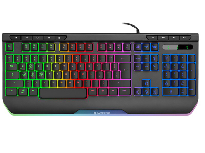 Tastierë Gamezone Ray X, RGB, USB, e zezë