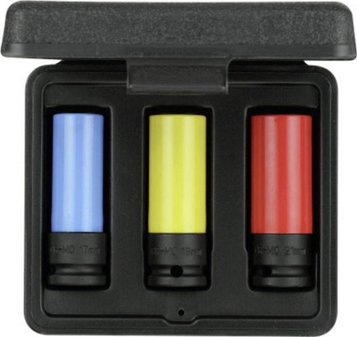 Set dopsash goditëse Gedore RED 3300578, 1/2", 3 copa, i zi