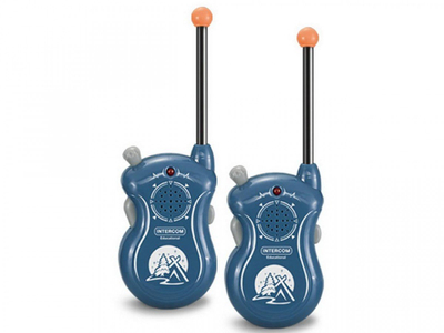 Сет радиоврски MADE Walkie Talkies, 2 парчиња, безжични, црни