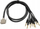 Kabllo audio Warm Audio Premier DB25 në TRS, 10', afro 3m, e zezë