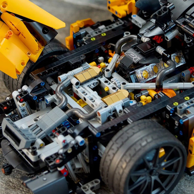 Set ndërtimi makinë garuese McLaren P1, model lodër, për fëmijë dhe të rritur, shumëngjyrëshe