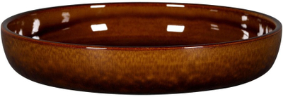 Pjatë e thellë RAK Round Deep Plate, 24 cm, porcelan, ngjyrë mjaltë