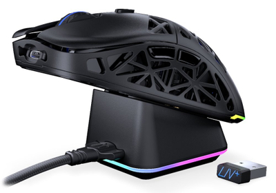 Maus Endorfy LIV Plus Wireless, sensor PixArt PAW3395, 26000 DPI, i zi