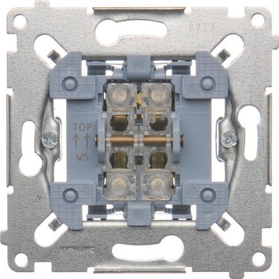 Ndërprerës elektrik Kontakt-Simon Candlestick, IP20, i hirtë