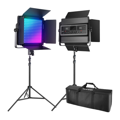 Set dritash video Neewer RGB1200, 2 panele LED, 60W, i zi