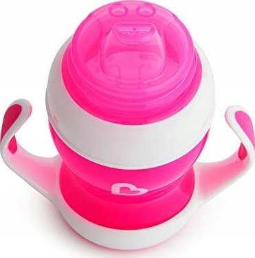 Gotë trajnimi Munchkin Gentle, 118 ml, silikon pa rrjedhje, rozë