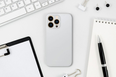 Kapak telefoni Roar Futera Matte Glass për iPhone 11 Pro Max, gome TPU e butë, xham mat, gri steel