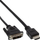 Kabllo InLine HDMI - DVI-D 1.5m, e zezë