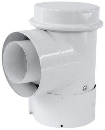 Gyp kontrolli Vaillant Inspection Elbow DN 80/125, 87°, i bardhë